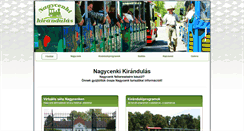 Desktop Screenshot of nagycenkikirandulas.hu